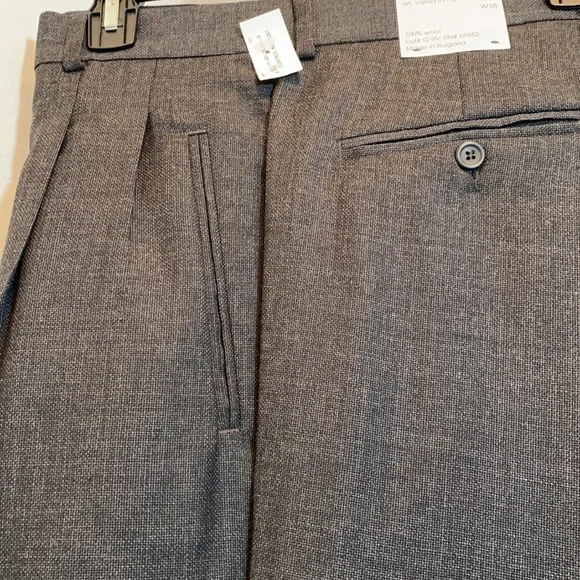 Andrea da Cossato Wool Suit 44 Reg 38” waist - Picture 8 of 16